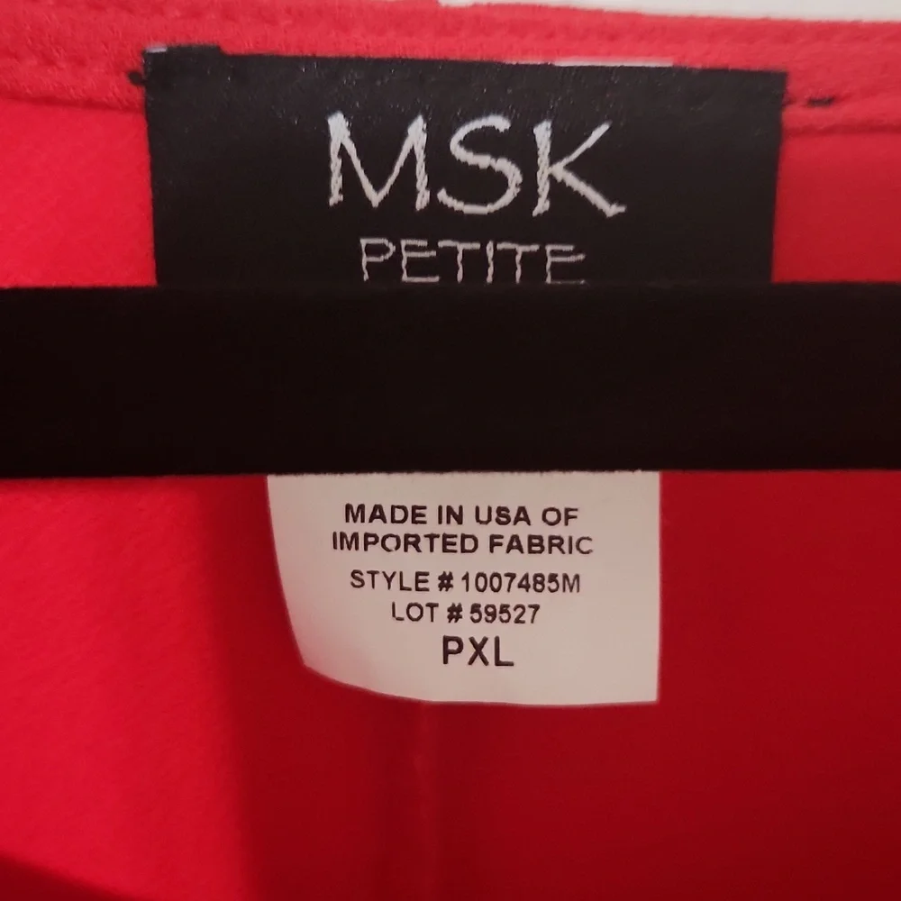 MSK Cute Red Dress - Picture 2 of 3